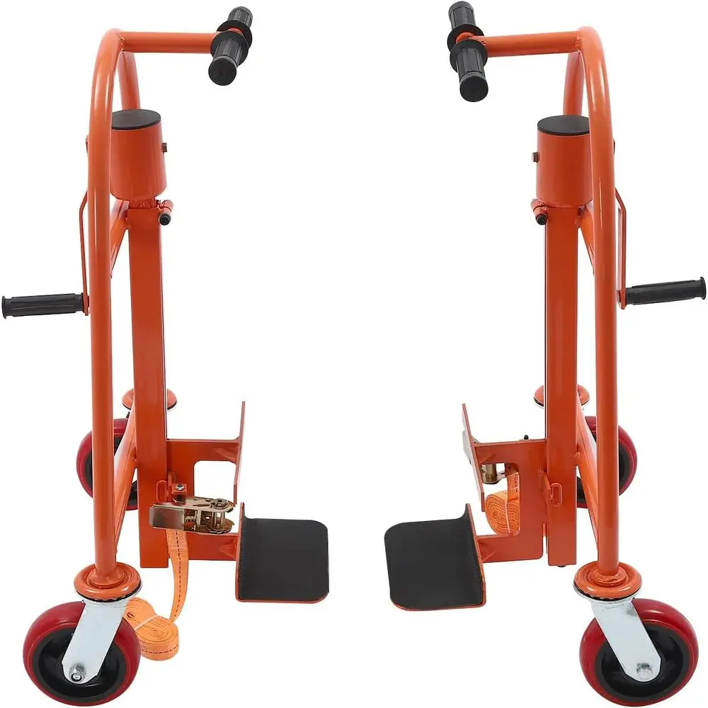 

Set of 2 Heavy-Duty 12 Lifting Height Furniture and Crate Movers - Orange