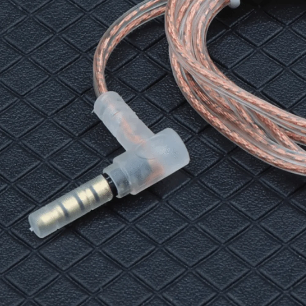3.5MM KZ Earphones Cables Upgrade 2PIN KZ Headphones Wire High-Purity with Microphone Wired Earphones Cables For KZ/TRN/CCA