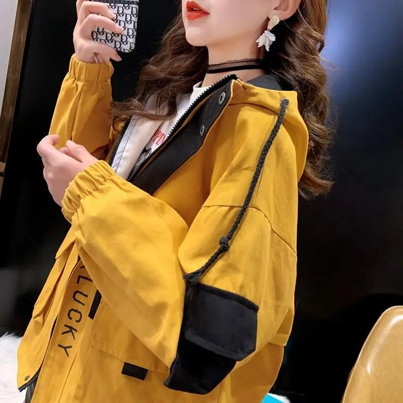 Workwear to Overcome Challenges of Outerwear Women Spring 2024 New Korean Loose and Lazy Style Stylish and Versatile Jacket