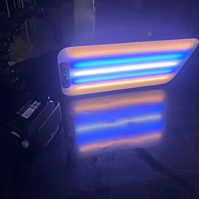 Professional PDR LED Light with 5 Color-Adjustable Strips Dual Power Supply & Strong Suction Cup for Car Dent Repair 6