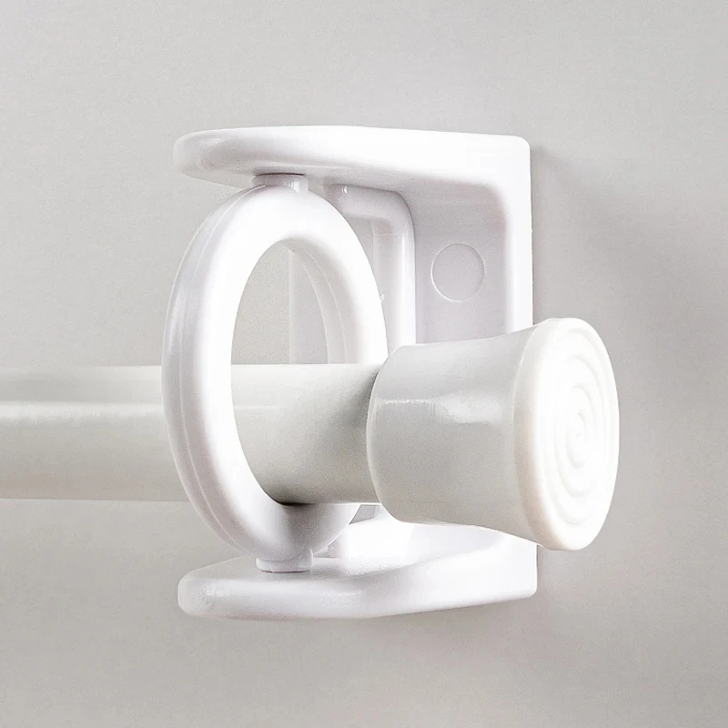360 ° rotatingcircular hanging ring, nodrilling required, bathroom, kitchen, bedroom pole frame, support ring, wall mounted hook