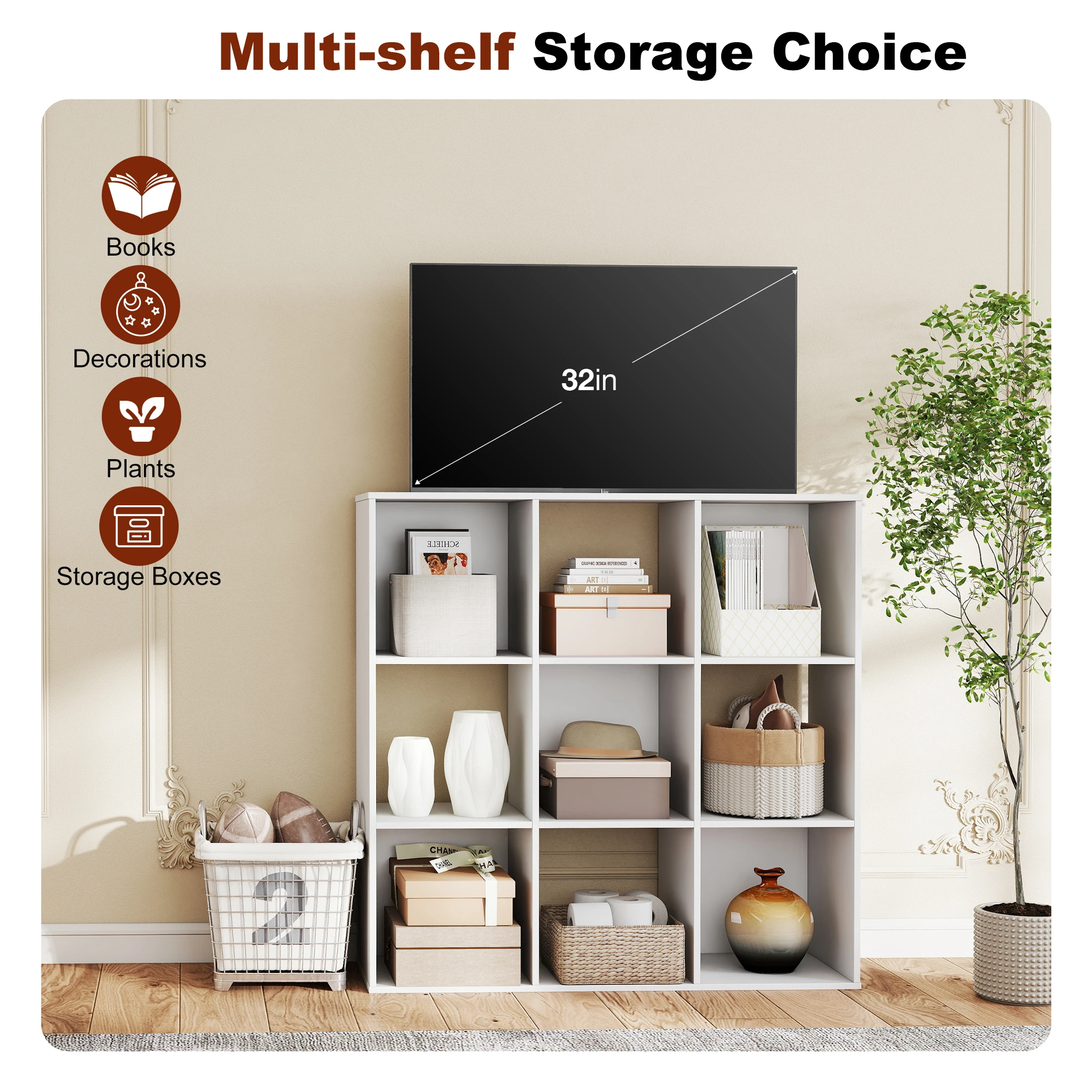 MCQ 9 Küplü Depolama Düzenleyi - Bookshelf 5 Tier incelemesi ve fiyatı