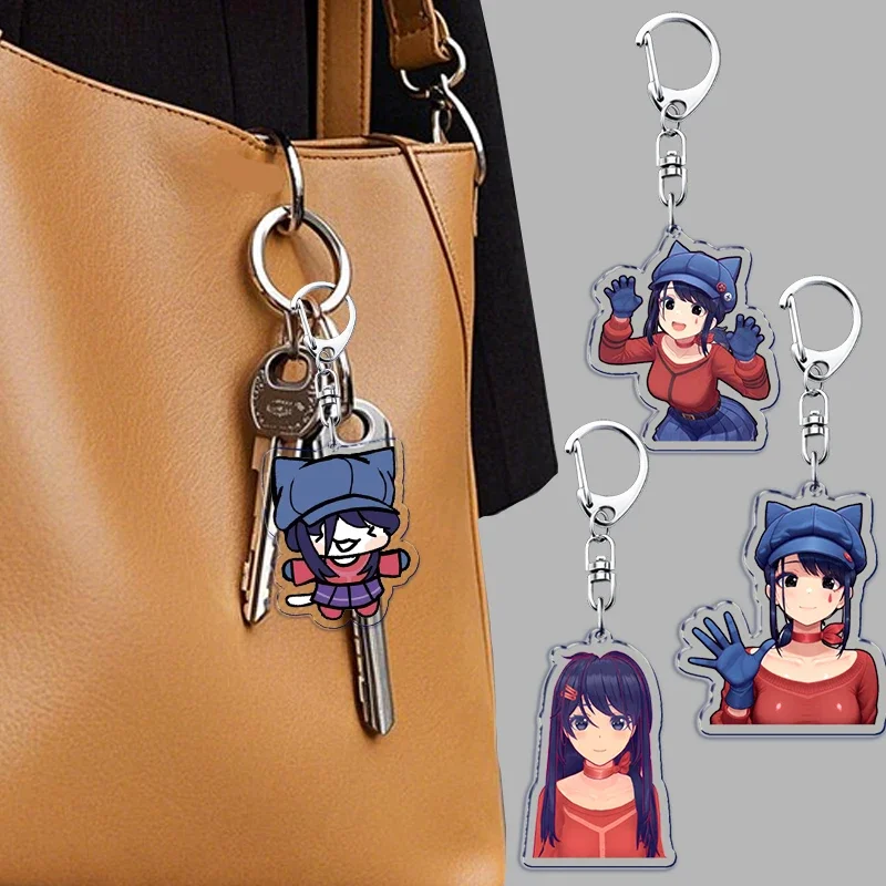 Game Cool Crazy Mita Keyrings for Accessories Bag Key Chain Ring Jewelry Anime Fans Gifts Keychain Llaveros Misid