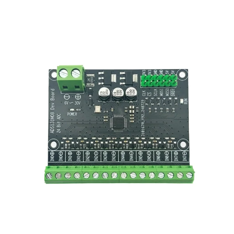 ADS131M08 module 24-bit high-precision ADC module, 8-channel differential input