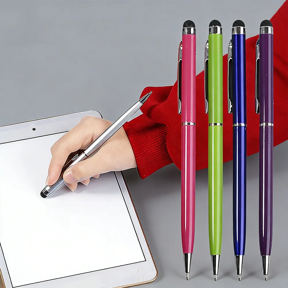 

12Pcs Stylus Drawing Pen Ballpoint Screen Touch Pen for All Capacitive Devices Tablets Phones Note Taking Sketching