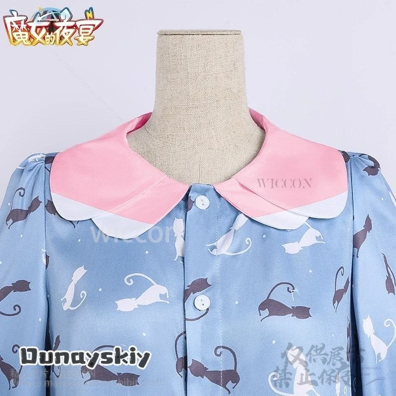 CosplayAnime Galgame SABBAT OF THE WITCH Cosplay Ayachi Nene Costume Summer Japanese Cartoon Sleep Dress Home Sleepshirt 코스프레