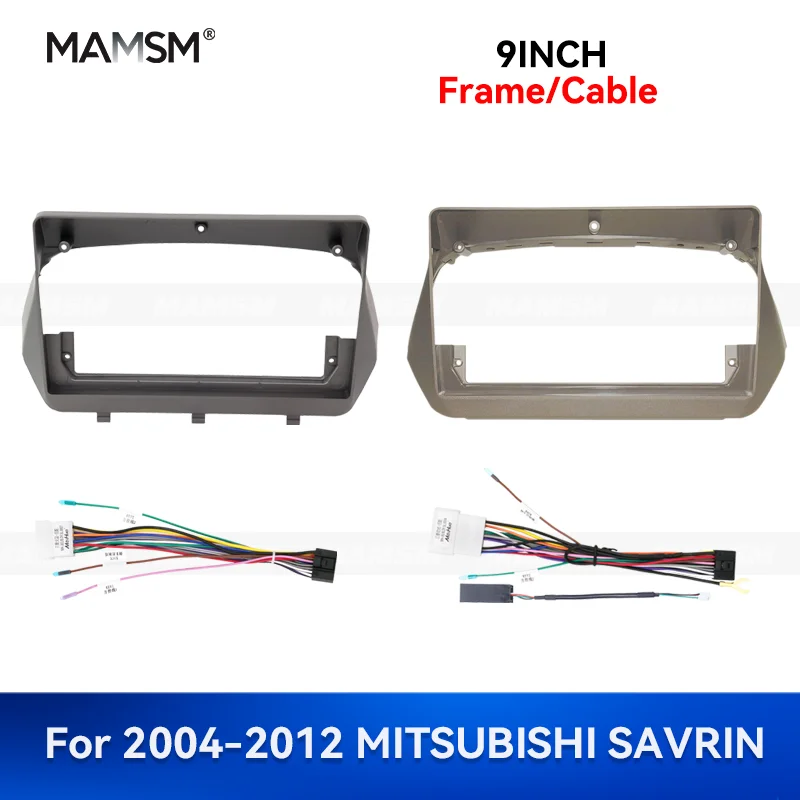 

MAMSM 9-дюймовый для 2004-2012 MITSUBISHI SAVRIN Android Auto мультимедиа GPS MP4 автомобильный радиоприемник стерео рамка комплект жгутов проводов