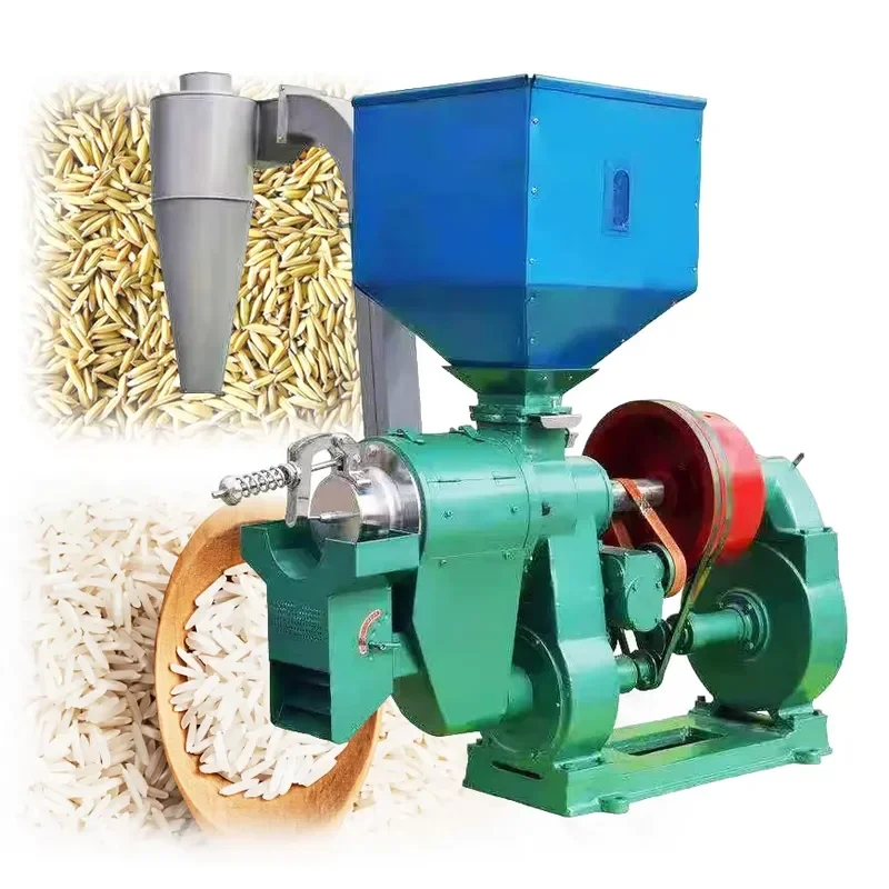 2026 CE Portable Rice Miller and Polisher Small Home Use N80 N110 N150 Paddy Mill Machine with Motor for Farm and Rice