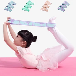 Fascia di resistenza elasticizzata per principianti Yoga cintura di allungamento ausiliaria per danza multifunzionale cinturino elastico per allenamento latino per balletto per bambini