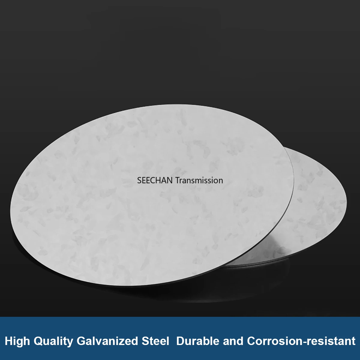 Galvanized Steel Circular Plate Dia 50/55/60/65/70/75/80/85/90/100/120/150/180/200/250/300mm Iron Sheet Metal Disc Thick 0.5-3mm