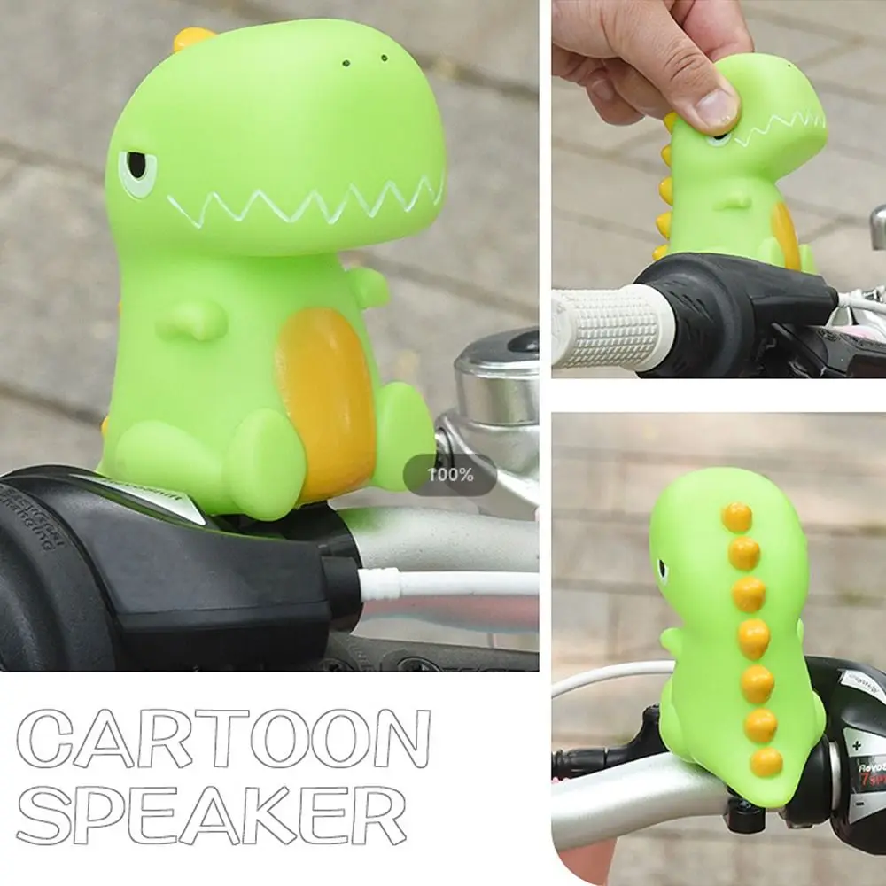 

Silicone Bike Bell Cute Super Loud Cartoon Dinosaurs Squeeze Horns Air Horn Bicycle Accessories