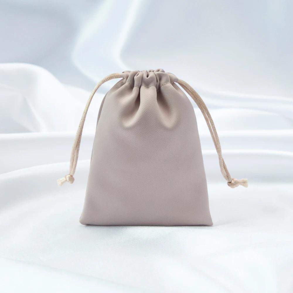 10pcs Small Satin Silk Drawstring Pouches
