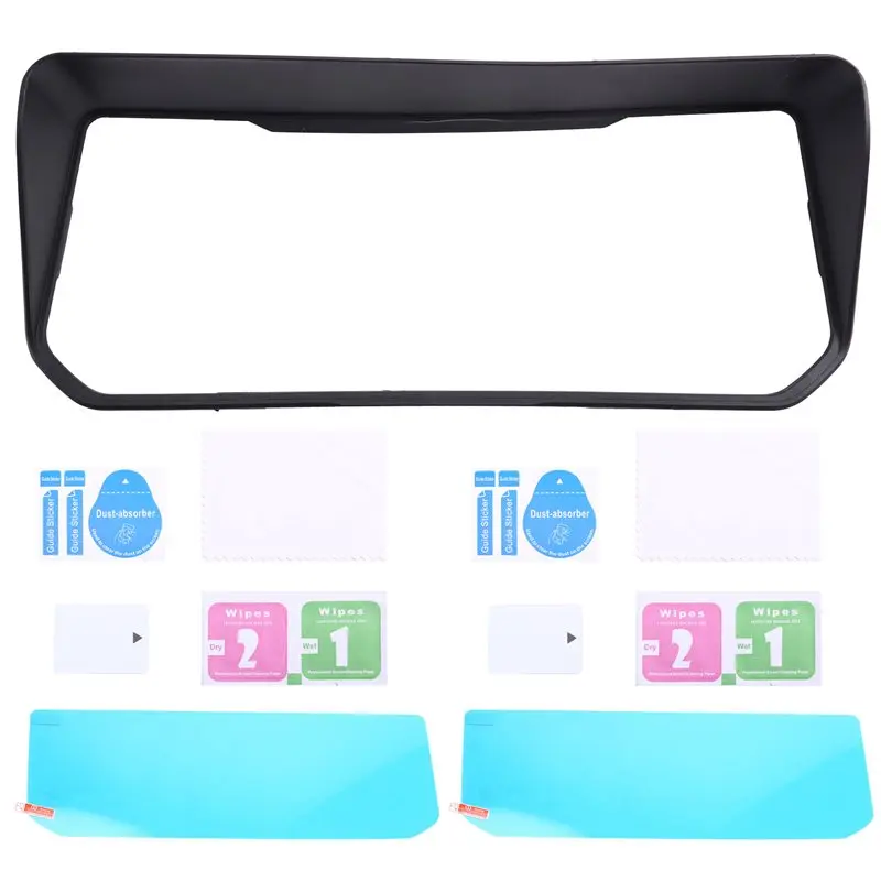 AB16-Motorcycle Meter Guard Frame Instrument Sun Visor Cover With Instrument Film For BMW R1250RT K 1600 B 1600 GT GTL