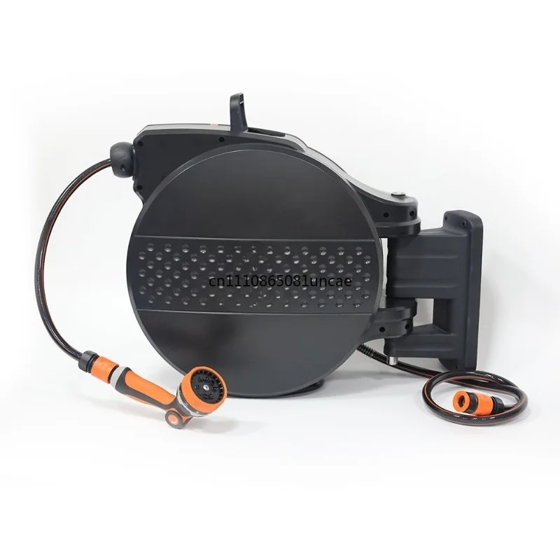 30m Auto Retractable Hose Reel Portable Garden Water Pipe Storage Irrigation Tool