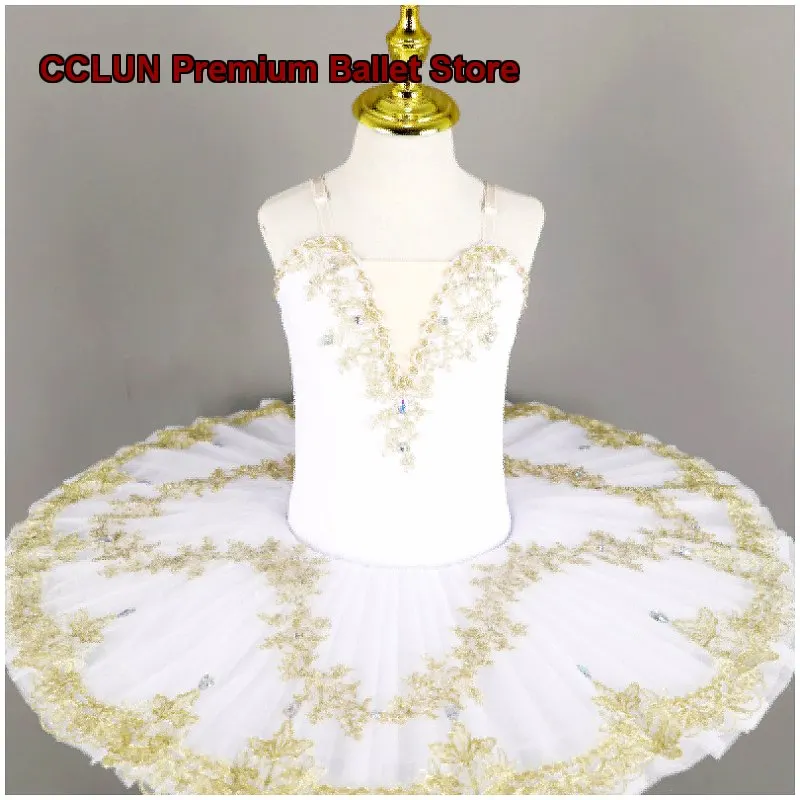 Girls' Puffy Tulle Skirt Children's Professional Dance Tutu Princess Style Skirt Kids