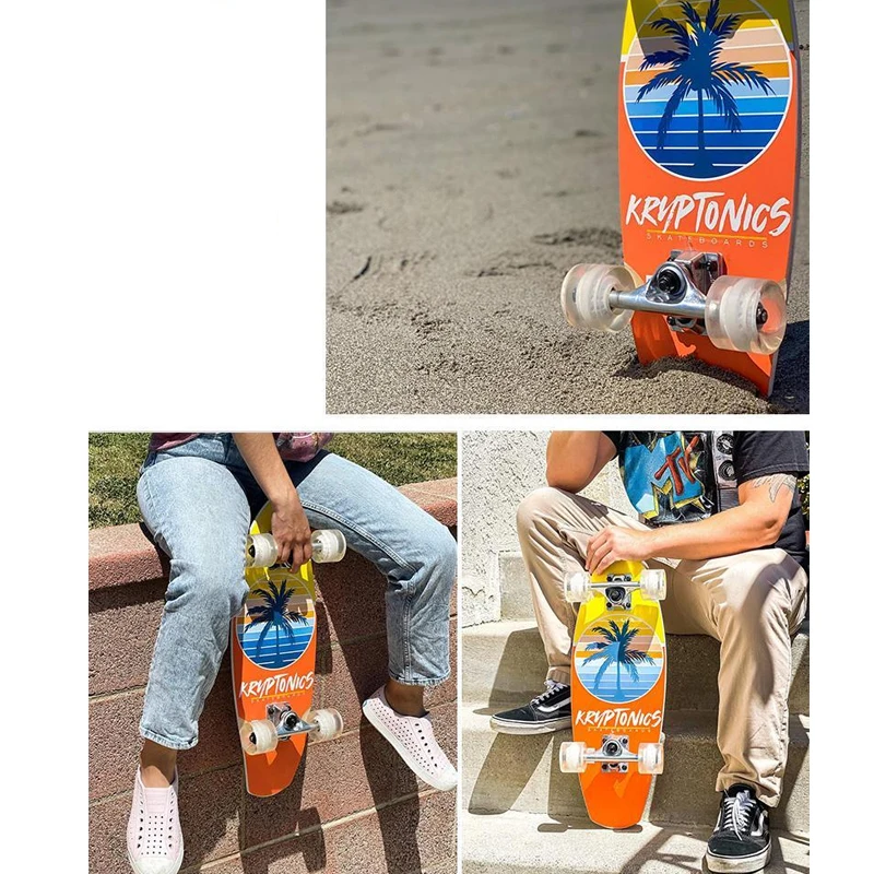 Alat Skateboard Komuter Dewasa Papan Ikan Kecil Genggam EDC Portabel Luar Ruangan