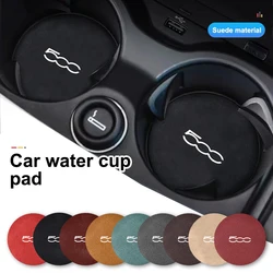 2PCS Car Cup Holder Pads Anti Slip Insert Coasters For FIAT 500 Astra Bravo Panda Freemont Linea Strada Ducato Grande Punto UNO