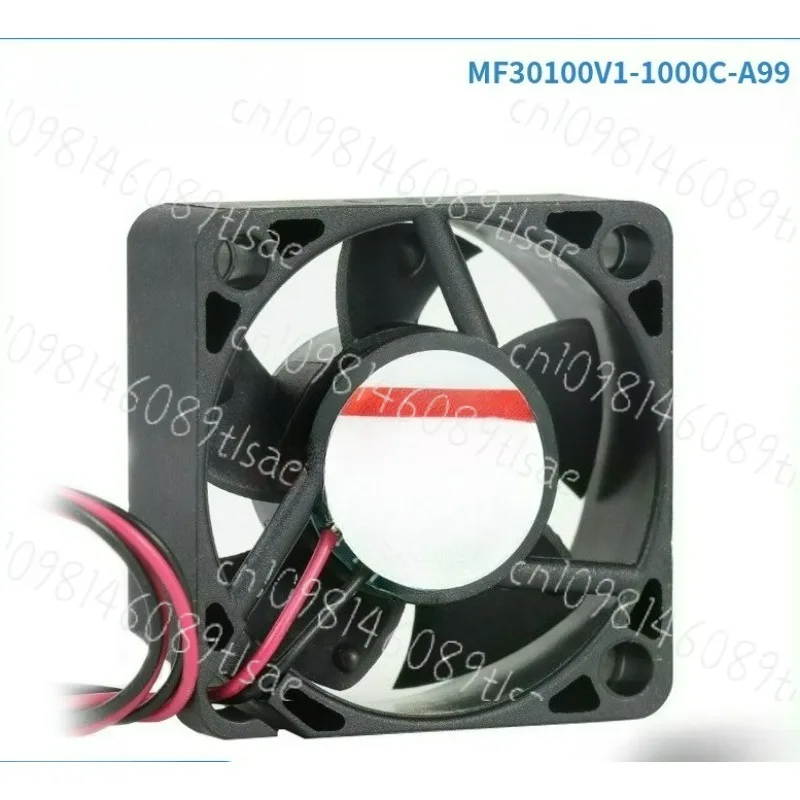 Ventilateur de refroidissement pour serveur à 2 fils, DC 5V 0,69W 30x30x10mm, MF30100V1-1000C-A99