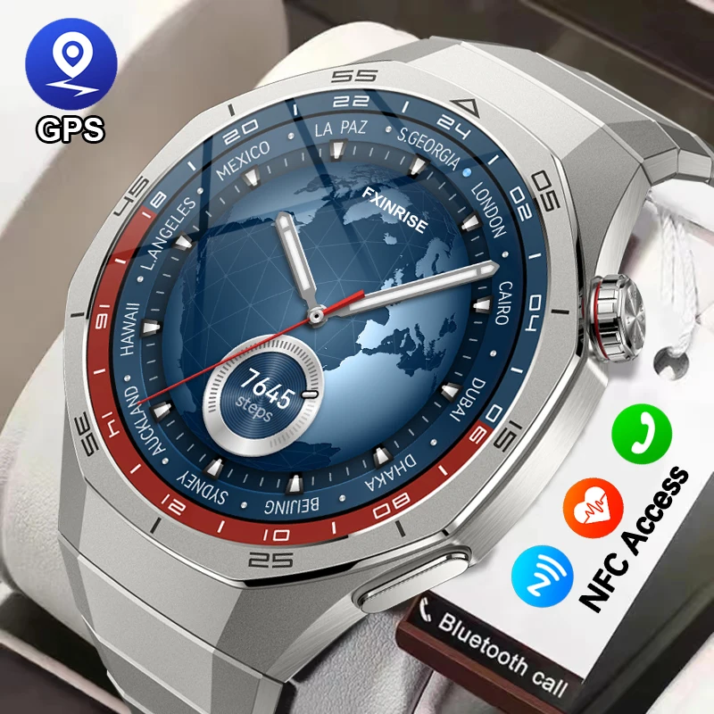 New GT5 Pro With The Same Paragraph GPS NFC Smart Watch Man AMOLED BT Call IP68 Watch 5 Upgrad Smartwatch Men For Huawei WATCH