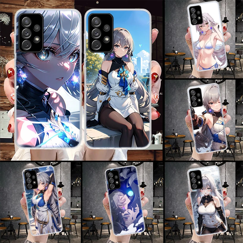 Honkai Star Rail Bronya Rand Phone Case For Samsung Galaxy A55 A54 A53 A52 A15 A14 A13 A12 A35 A34 A33 A32 A25 A24 A23 A22 A04S