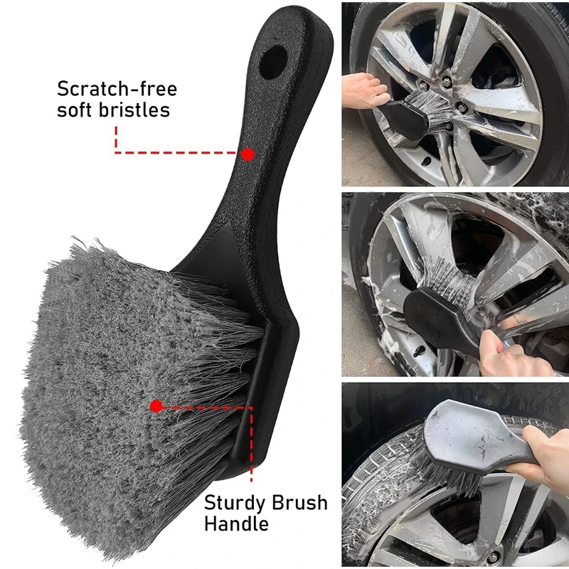 20Pcs Car Detailing Brush Wash Auto Detailing Cleaning for Wheel EngineClean Drop shipping