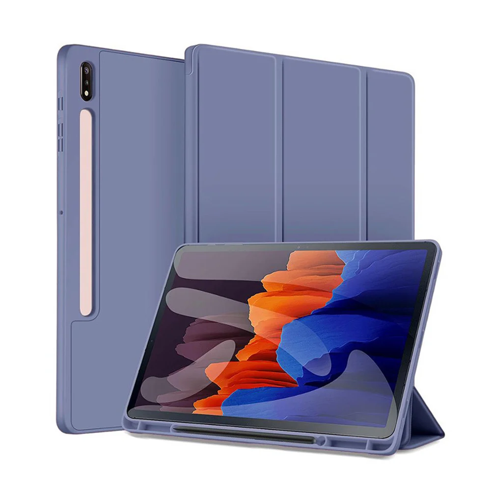 Case for Samsung Galaxy TAB S7 Plus/S8 Plus/S7 FE with Pencil Holder Cover Samsung 12.4'' Case