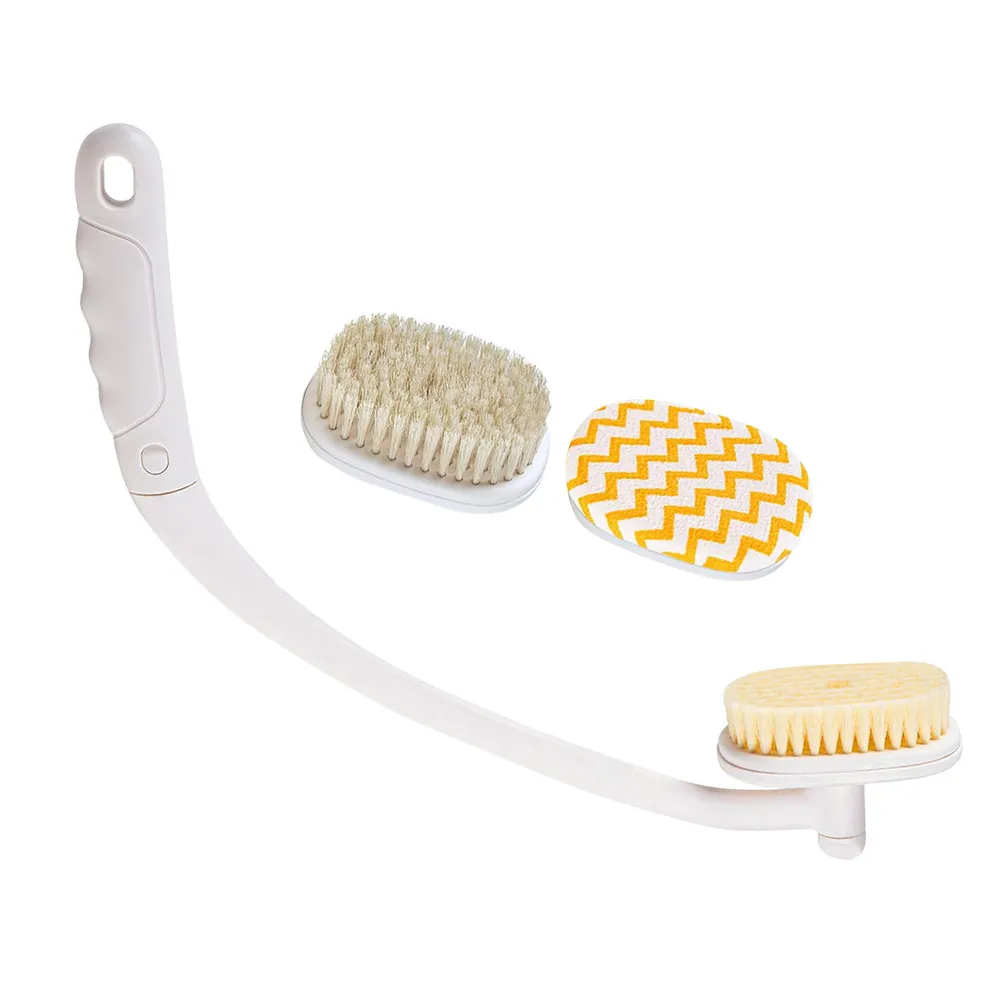 

1Set Long Handle Bath Brush Back Scrubber Body Shower Brush Anti Slip Ergonomic Design for Full Body Massage Bath
