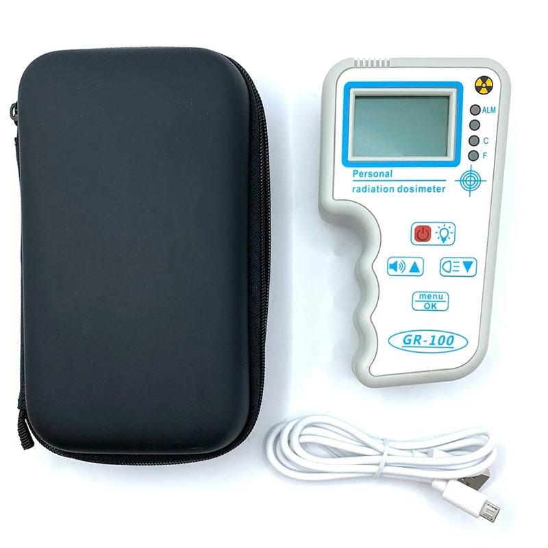 Portable Geiger Counter Nuclear Radiation Detector J321 Tube Personal Dosimeter X-Ray Γ-Ray Β-Ray Tester Durable Easy To Use