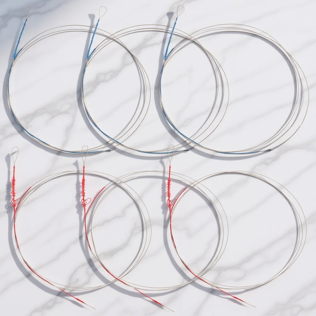 

3Sets Useful Erhu Strings Supplies Excellent Texture Not Easy to Wear Erhu Accessories for Music Lovers Urheen Accessories