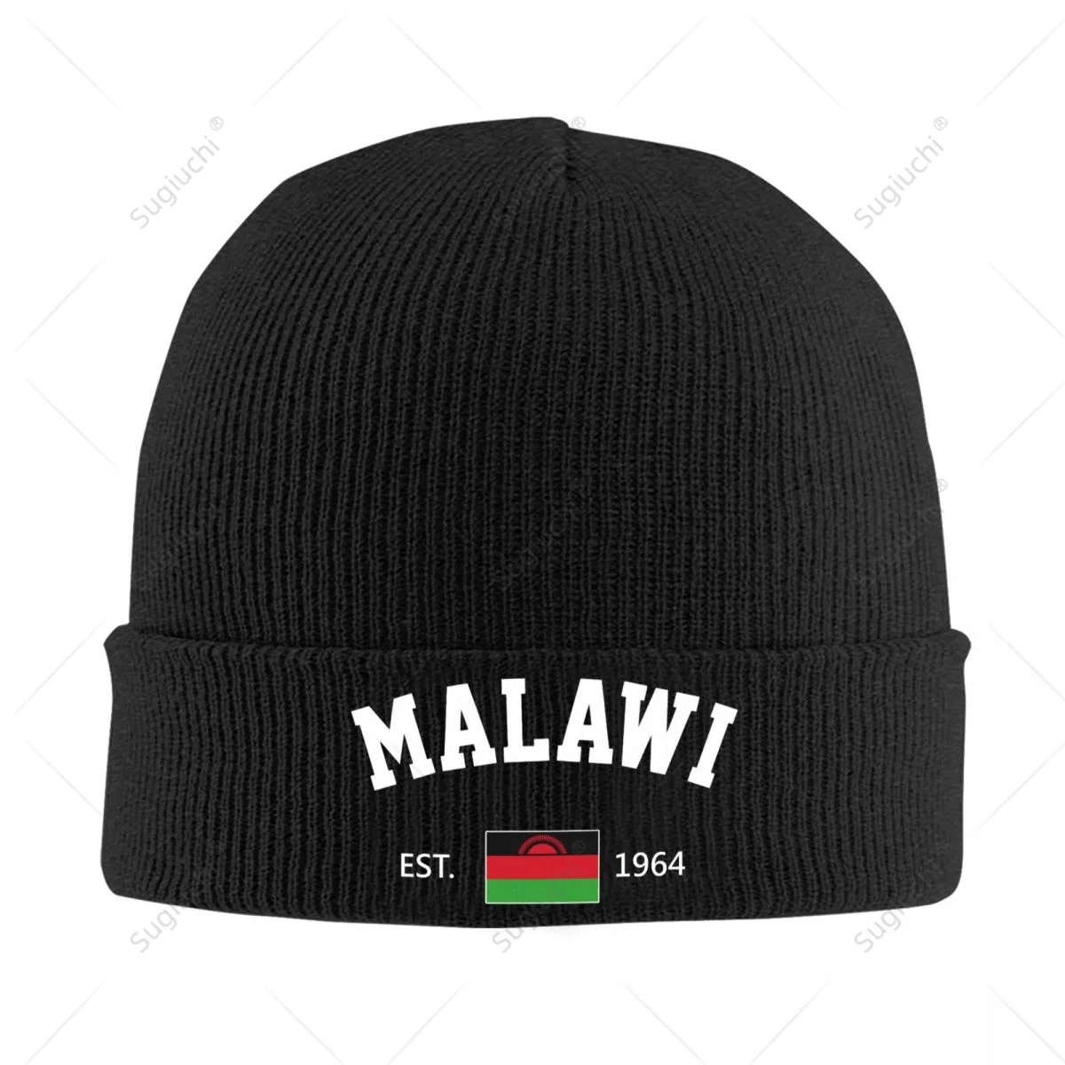 Knitted Hat Unisex Malawi EST.1964 Independence Day For Men Women Boys Winter Autumn Beanie Cap Warm Bonnet