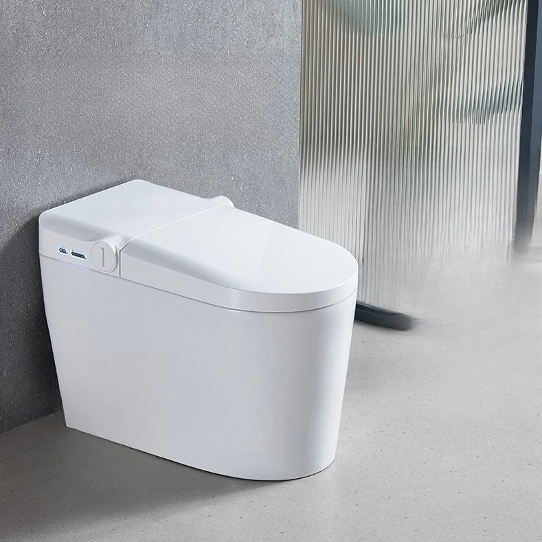 Automatic seat change set integrated smart toilet foam shield ultraviolet sterilization