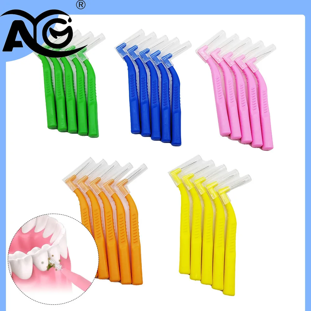 AG 20pcs/Box Interdental Brushes Health Care Tooth Escova Interdental Cleaners Orthodontic Dental Teeth Brush Oral Hygiene Tool