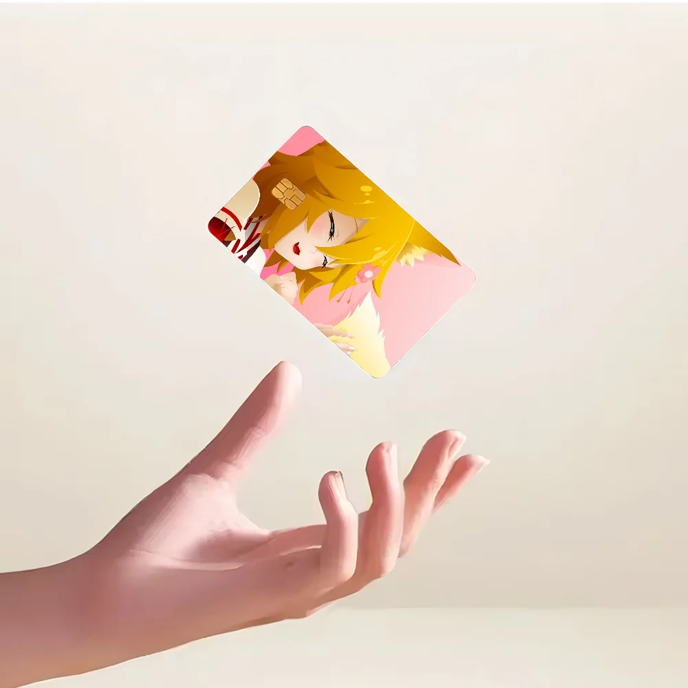 The Helpful Fox Senko San Cartoon Credit Card Skin Stickers For Bank Card Bus Metro Card Sticker Waterproof Women Gift