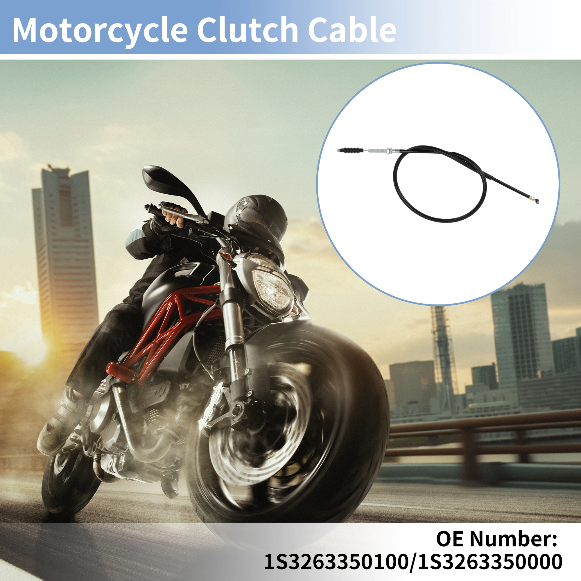Motoforti Motorcycle Clutch Cable No.1S3263350100 for Yamaha Raptor 700 YFM700R 2006-2014