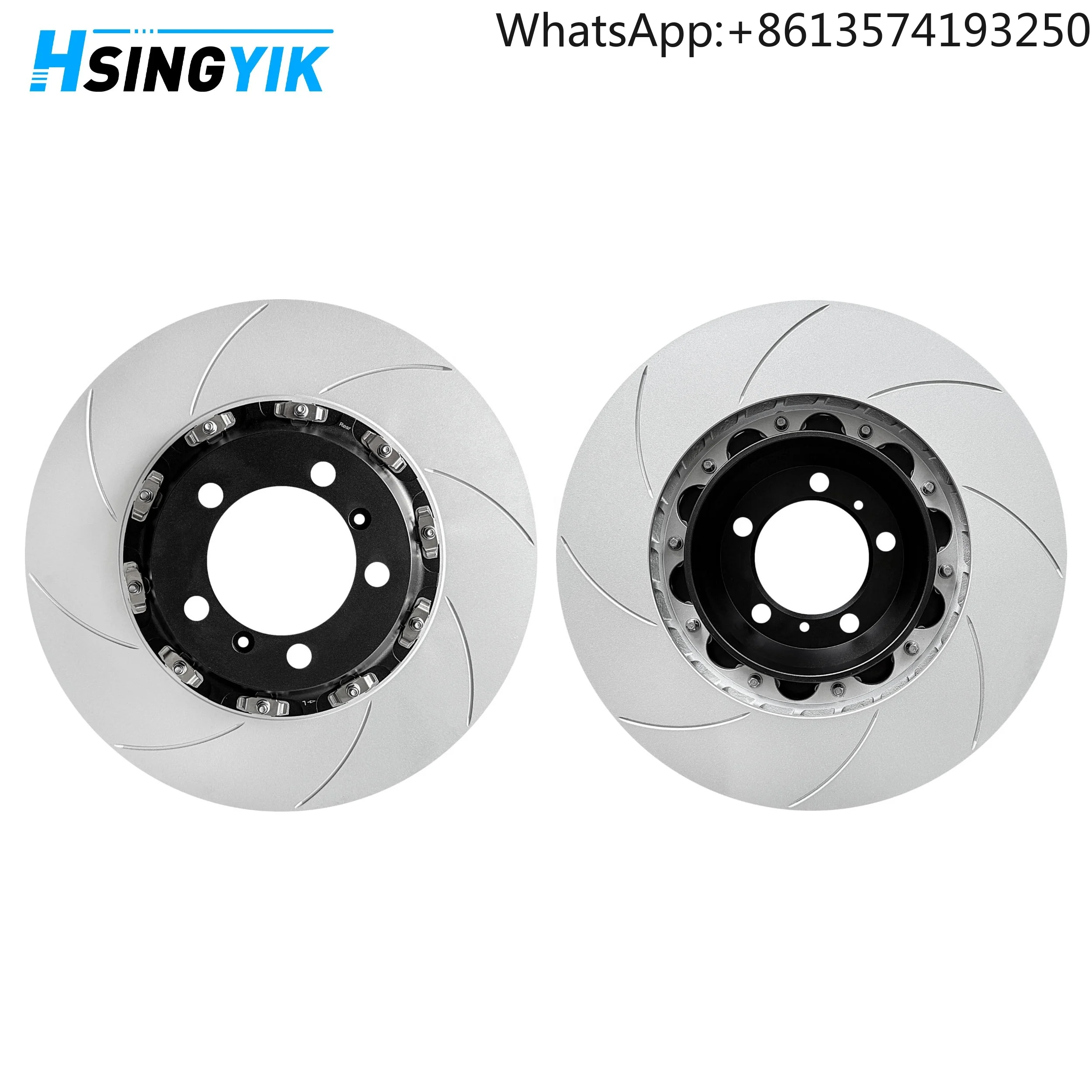 

For Forged Aluminum Hat Heat Treated Alloy OE 98135240781 Break Rotors Floating Brake Discs Set for Porsche Cayman