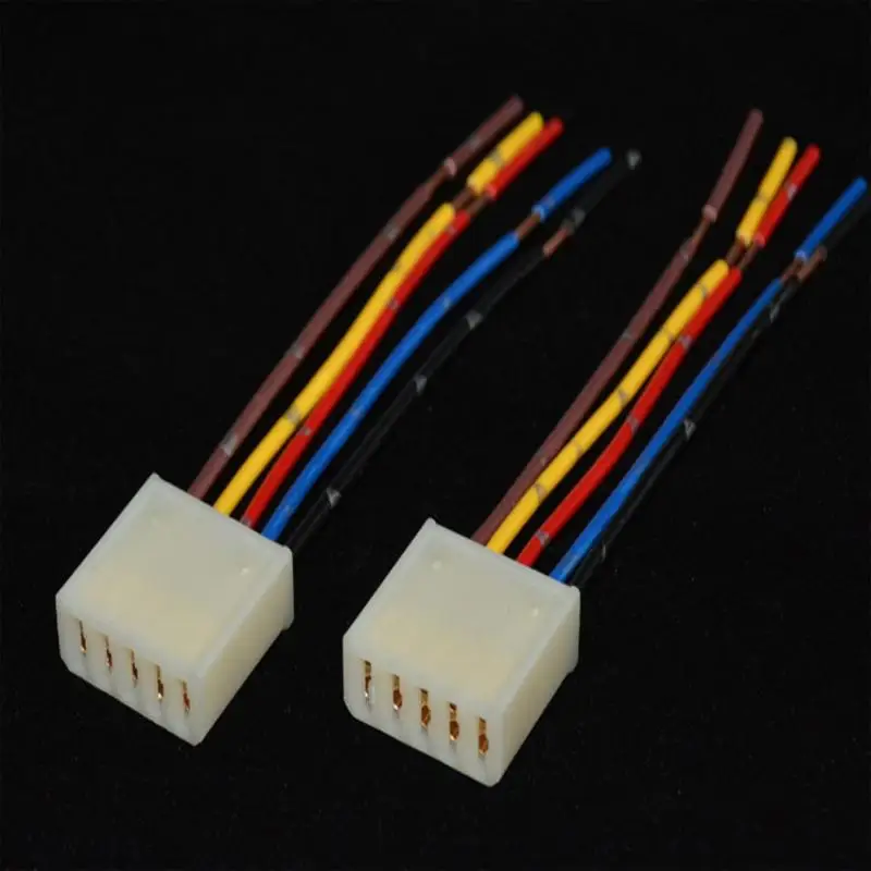Universal Car Power Window Switch 12V/24V 5-Pin LED Control Button For Auto Window Lift Repair