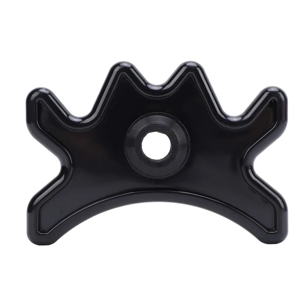 Plastic Material Billiard Bridge Head Portable Design Lightweight Structure Cue Bridge Accessories Black Color Pool Bridge Head