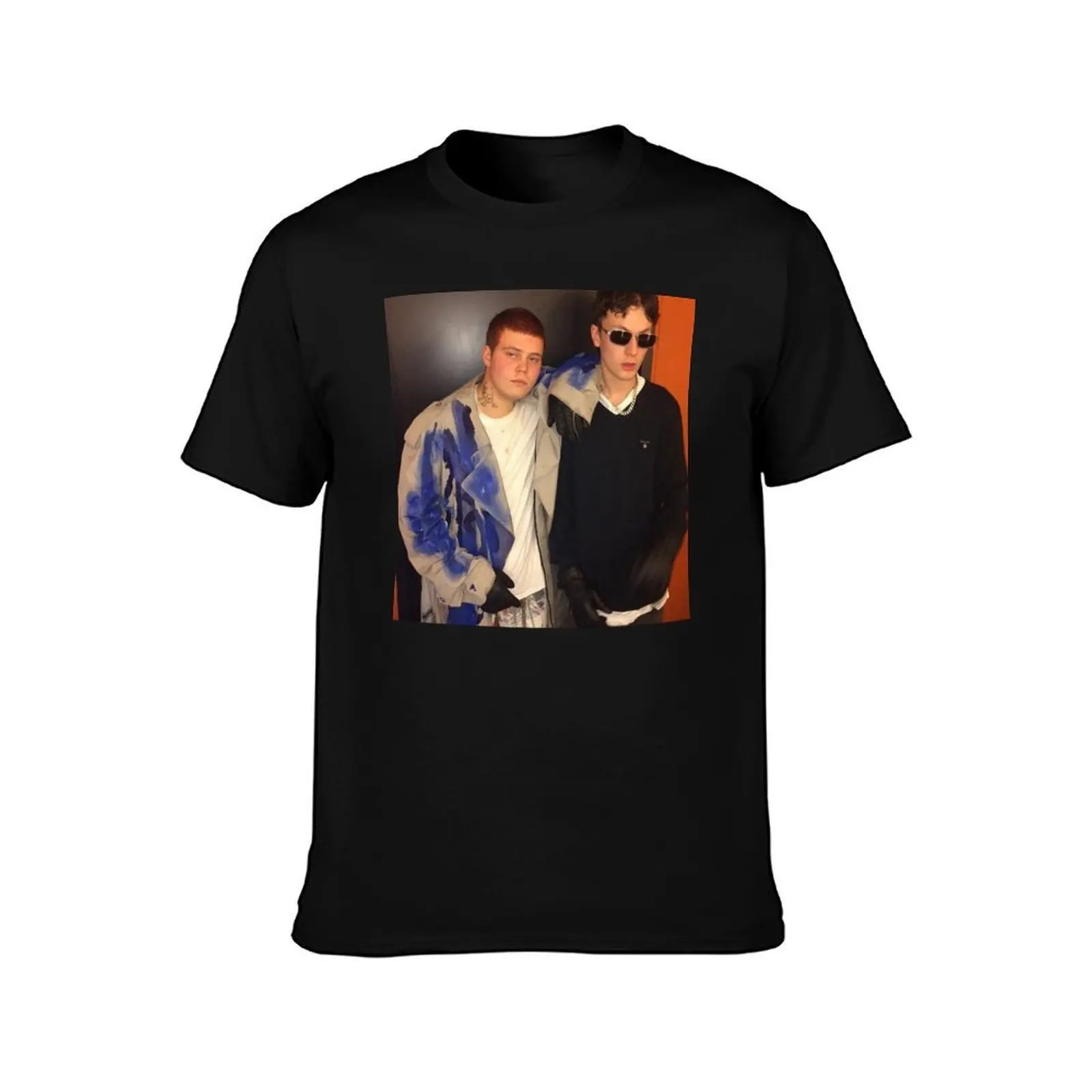 Yung Lean and Bladee T-Shirt, Summer Casual Cotton Tee, Oversized Streetwear Tops, Vintage Graphic Print, Loose Fit Short Sleeve
