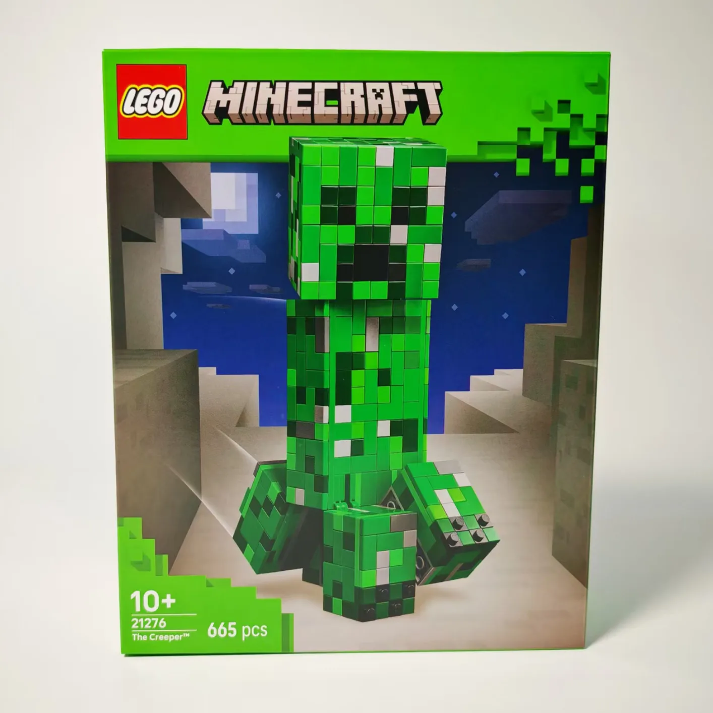 LEGO® Minecraft® The Creeper™ 21276 Creeper Minifigure and A TNT Buildable Toy  Birthday Gift 665Pieces