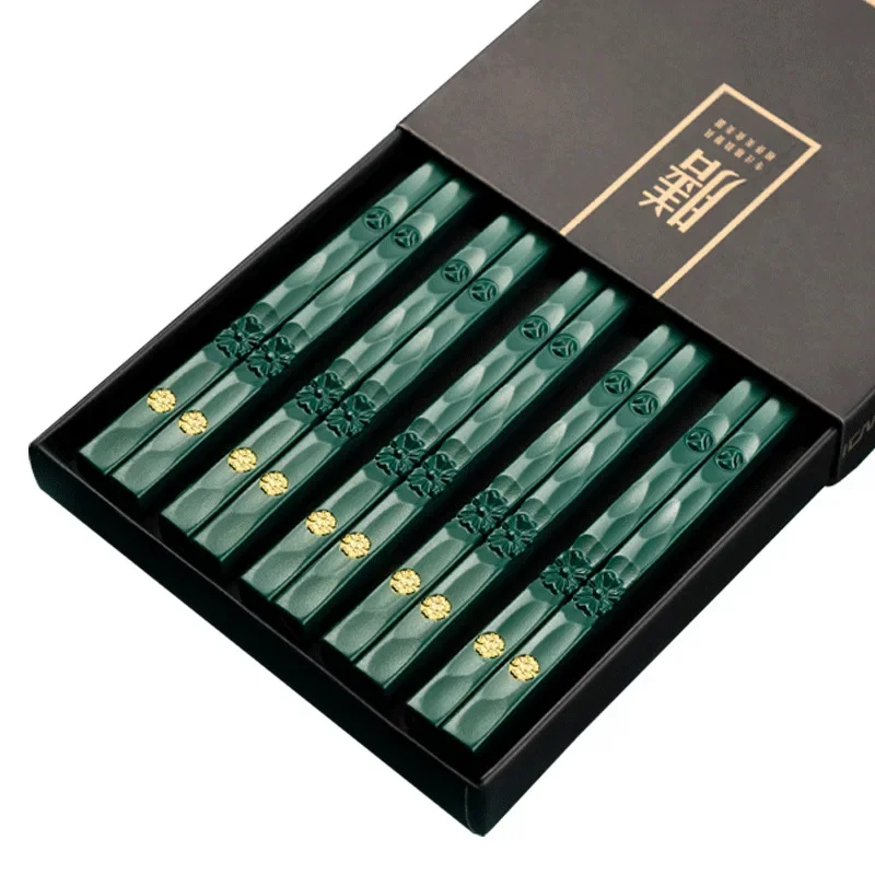 5Pairs Hohe Qualität Japanische Nicht-Slip Stäbchen Koreanische Home Hotel Restaurant Tragbare Gesunde Lebensmittel Stick Für Sushi Stäbchen