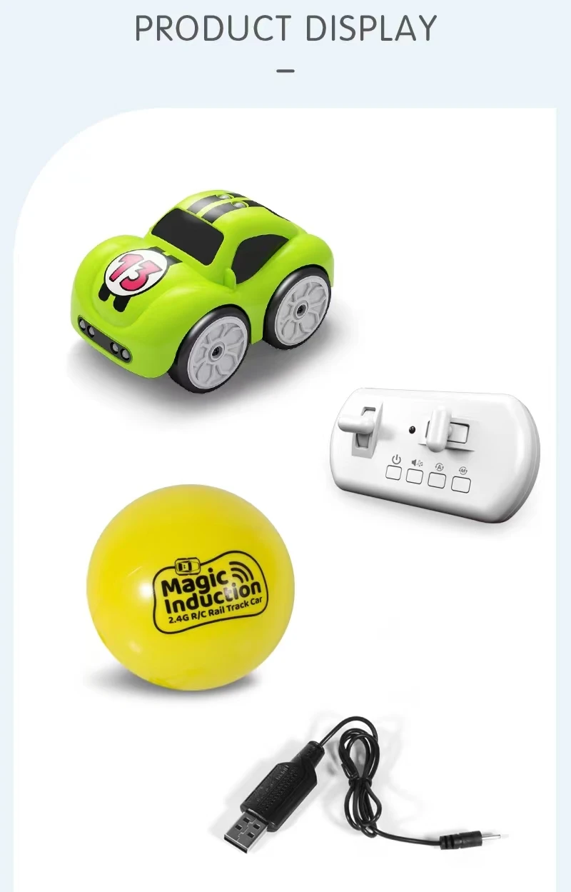RC Intelligent Sensor Remote Control Cartoon Mini Car Remote Control Electric Car Smart Music Lighting Children Toys Gift