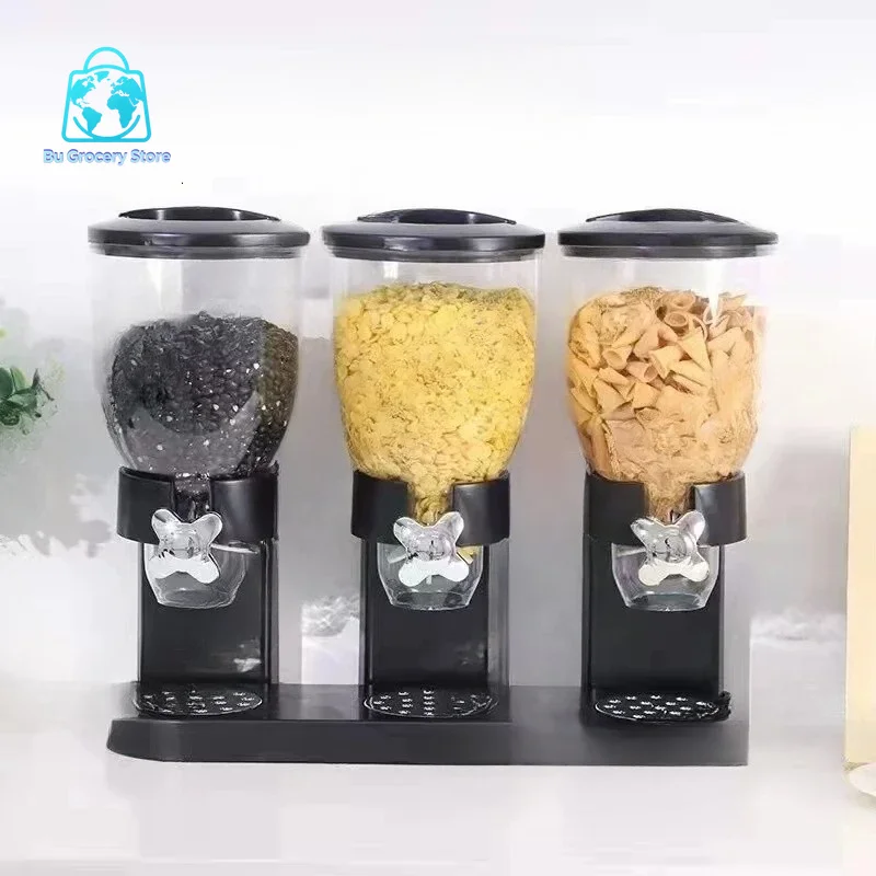 Hotel Buffet Breakfast Oatmeal Maker Grain Dispenser Oat Storage Tank Oatmeal Storage Food Bucket