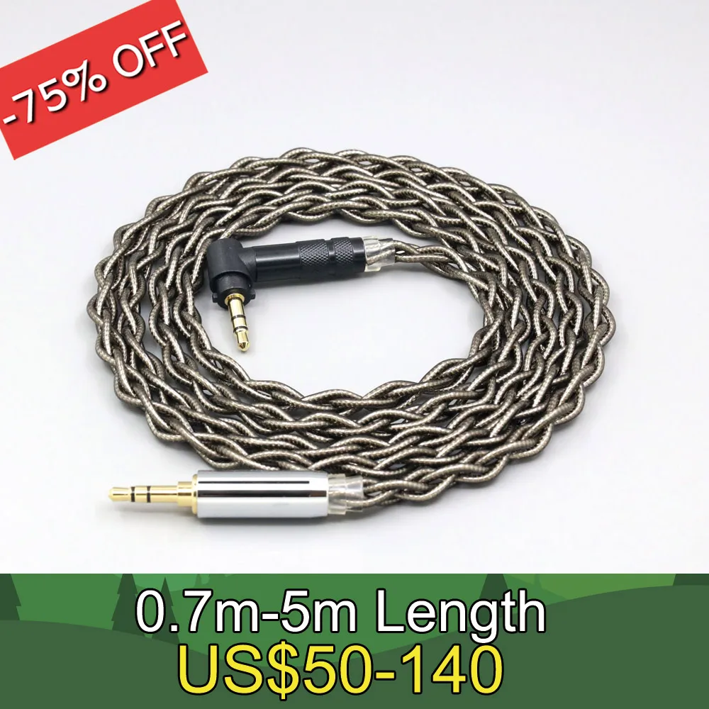 

99% Pure Silver Palladium + Graphene Gold Earphone Shielding Cable For Fostex T50RP Mk3 T40RP T20RP Mk2 Dekoni Audio LN008479