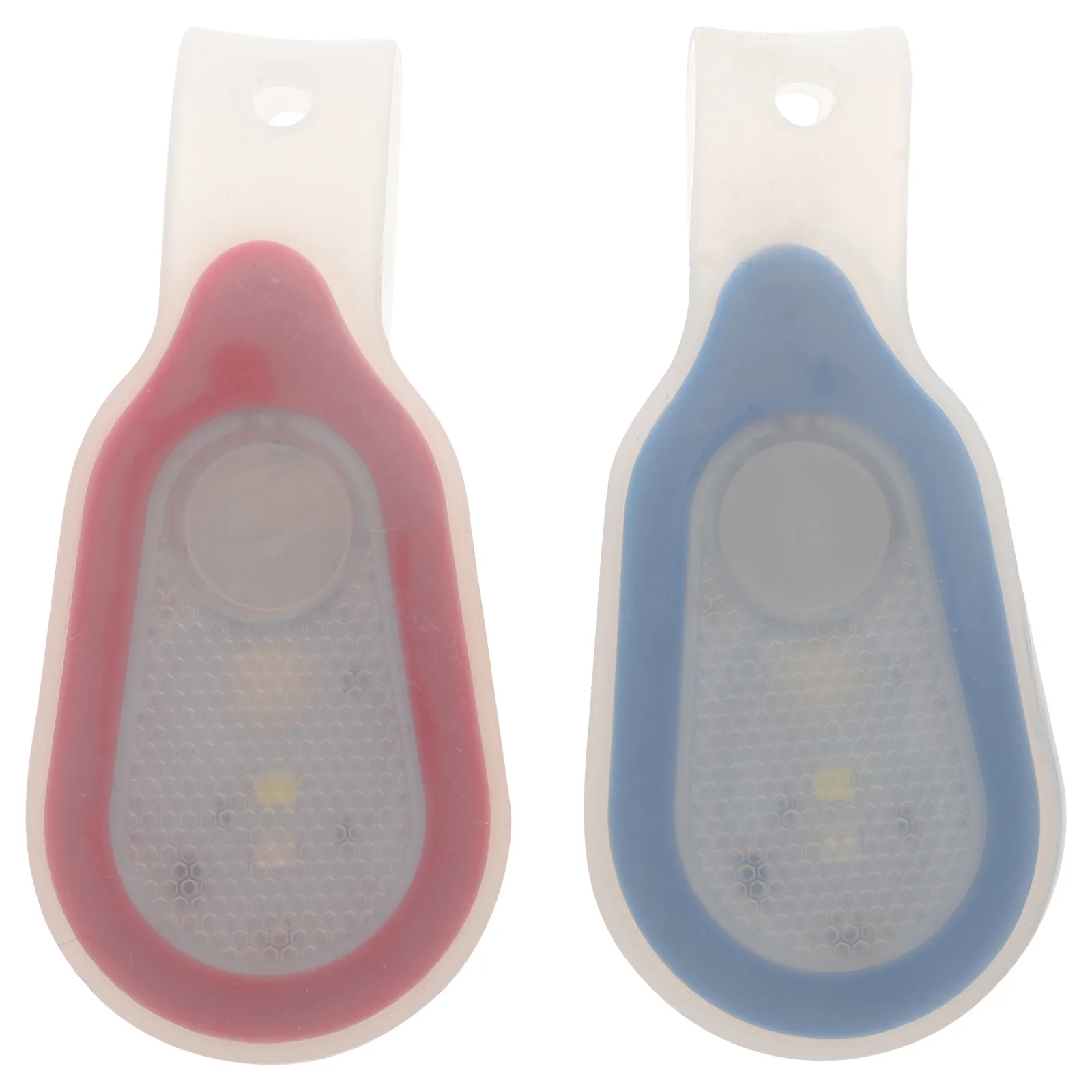 2 Stück Clip-on-Taschenlampen, Hände, Laufen, Joggen, Nachtsicherheitslichter für Radfahren, Wandern, Camping