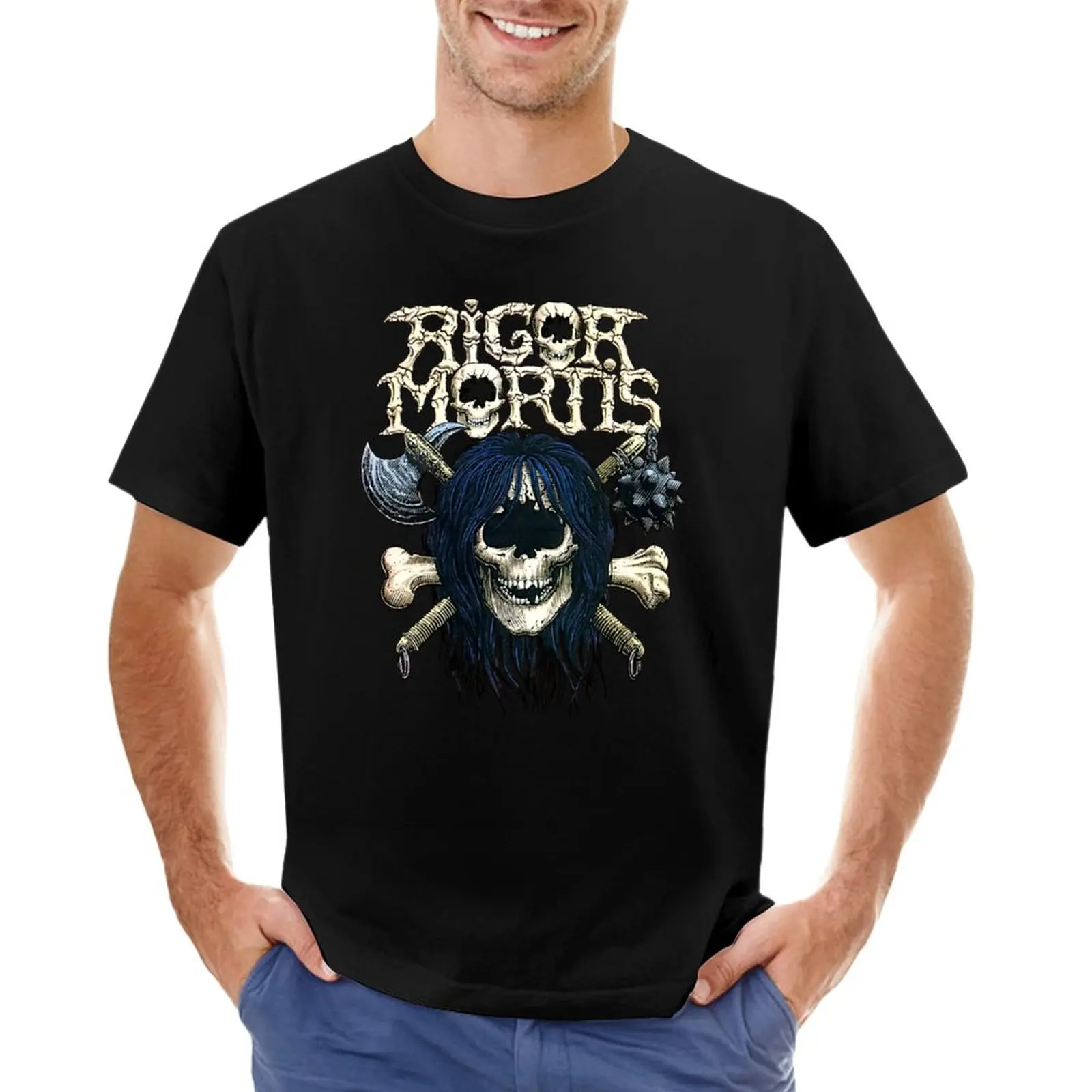 Rigor Mortis T-Shirt T-shirt short graphic t shirts men clothes