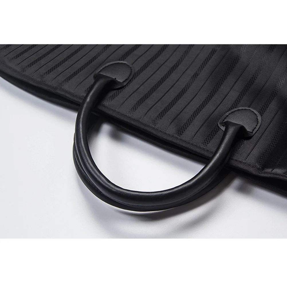 

Black Oxford Cloth Suit Cover Breathable Reusable Suit Coat Bag Easy Clean Zipper Dustproof Clothing Storage for Travel Wardrobe