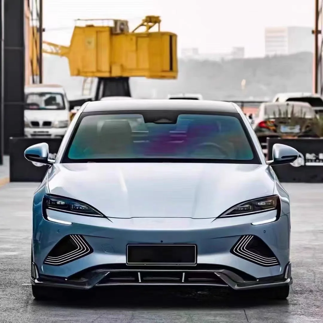ABS Plastic Car Accessories Sport Style Body Kit Front Lip Rear Spoile Side Skirt Tail Wing For 2021-2023 BYD Seal