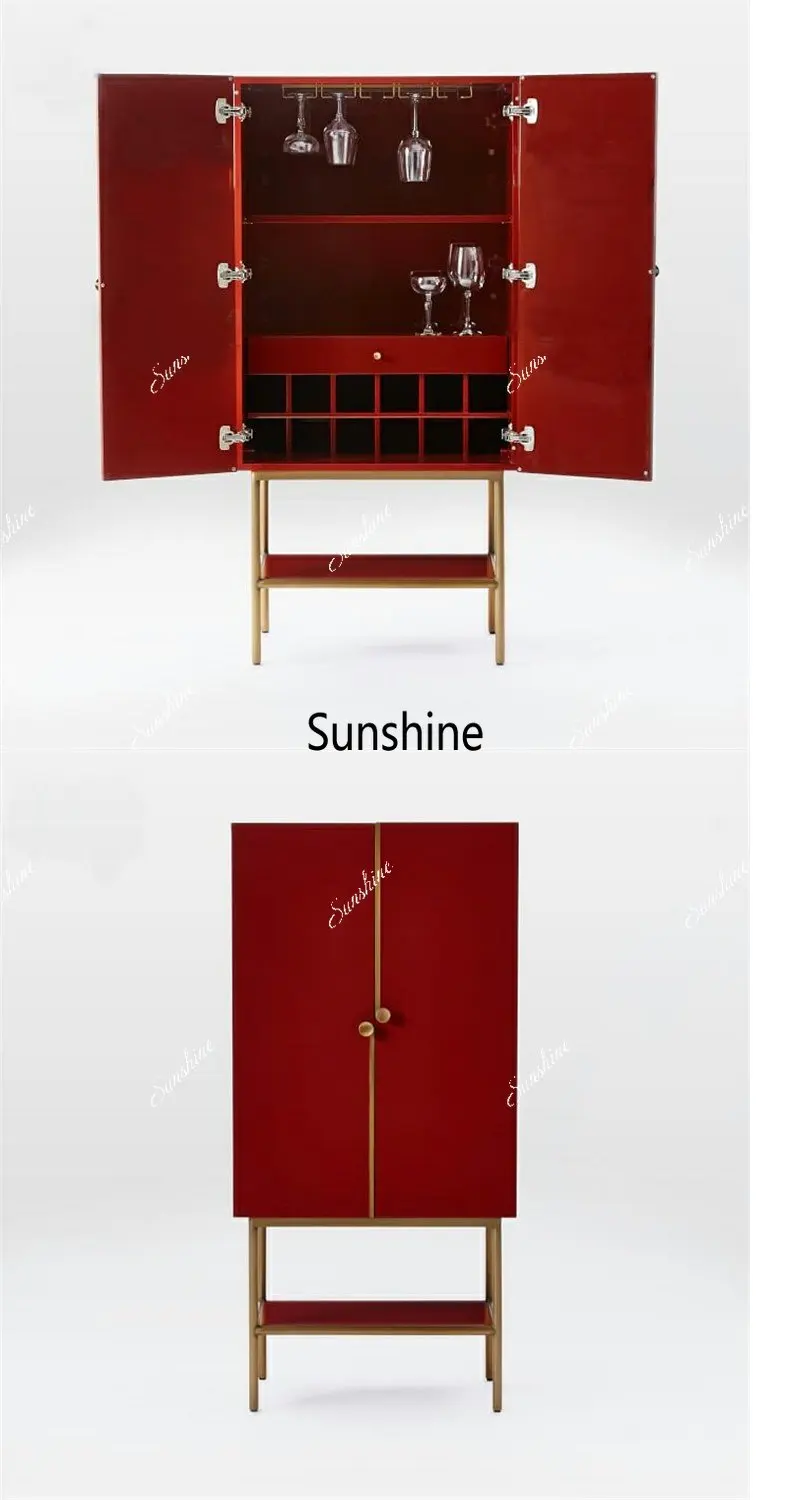 American light luxury wine cabinet postmodern storage porch dining side