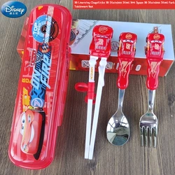 Disney stoviglie bacchette per bambini bambino 3d pratica bacchette 304 cucchiaio in acciaio inox forchetta bacchette Set di posate