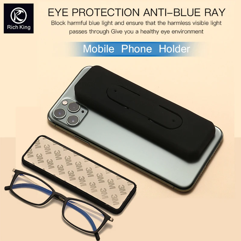 

Portable Mobile Phone Holder Reading Glasses Unisex Anti-Fatigue Anti-Blue Ray Ultra-light Goggles Ultra-thin Readers Spectacles